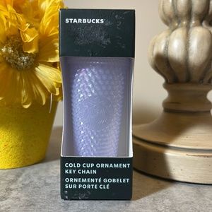 2021 Starbucks Holiday Mini Studded Iridescent Keychain